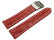 Bracelet montre boucle déployante veau grain croco rouge wN 18mm 20mm 22mm 24mm 26mm