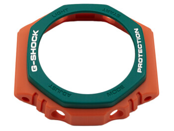 Lunette Casio résine orange et verte GA-2110SC-4A...