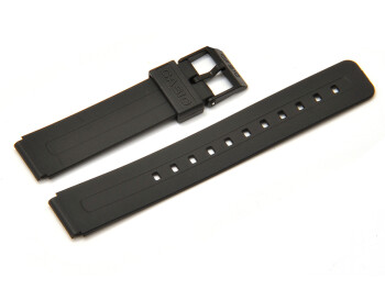 Bracelet de montre Casio pour MW-59, MW-60, résine, noire