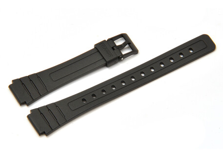 Bracelet de montre Casio pour AW-48H, AW-48HE, résine, noire