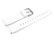 Bracelet de montre Casio p.Baby-G BG-5600, résine, blanche