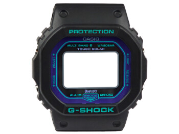 Lunette Casio G-Shock GW-B5600BL-1 bezel en résine noire