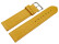 XL Bracelet montre cuir souple grainé moutarde 12mm 14mm 16mm 18mm 20mm 22mm