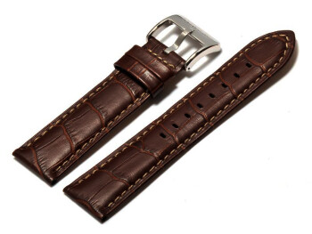 Bracelet montre Festina cuir marron foncé adaptable à F16493 F16385