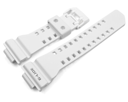 Casio Uhrenarmband GAX-100A-7A Resin weiß