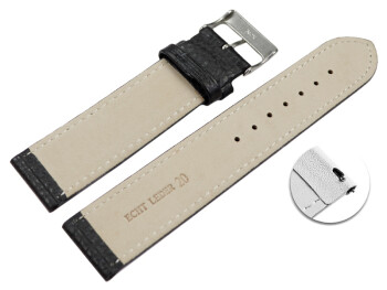 Bracelet montre dégagement rapide cuir souple...