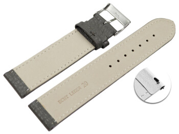 Bracelet montre dégagement rapide cuir souple...