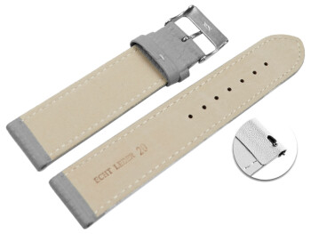 Bracelet montre dégagement rapide cuir souple...