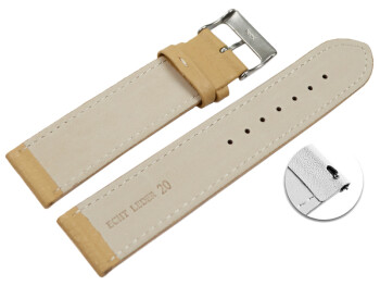 Bracelet montre dégagement rapide cuir souple...