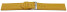 Bracelet montre dégagement rapide cuir souple grainé moutarde 12mm 14mm 16mm 18mm 20mm 22mm