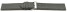 XL Bracelet montre dégagement rapide cuir souple grainé gris foncé 12mm 14mm 16mm 18mm 20mm 22mm