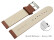 XL Bracelet montre dégagement rapide cuir souple grainé marron clair 12mm 14mm 16mm 18mm 20mm 22mm