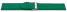XL Bracelet montre dégagement rapide cuir souple grainé vert 12mm 14mm 16mm 18mm 20mm 22mm