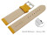 XL Bracelet montre dégagement rapide cuir souple grainé moutarde 12mm 14mm 16mm 18mm 20mm 22mm