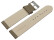 XS Bracelet montre cuir souple grainé taupe 12mm 14mm 16mm 18mm 20mm