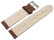 XS Bracelet montre cuir souple grainé marron foncé 12mm 14mm 16mm 18mm 20mm