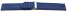 XS Bracelet montre cuir souple grainé bleu navy 12mm 14mm 16mm 18mm 20mm