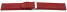 XS Bracelet montre cuir souple grainé rouge foncé 12mm 14mm 16mm 18mm 20mm