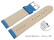 XS Dégagement rapide bracelet montre cuir souple grainé bleu mer 12mm 14mm 16mm 18mm 20mm