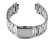 Bracelet de montre Casio pour EF-121D, acier inoxydable