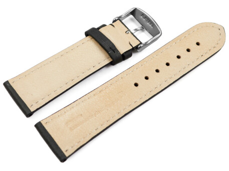 Bracelet De Montre En Cuir Souple Rembourré – Ardoise Rétro Réglable 14mm à 24mm