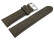 Bracelet de montre cuir très souple rembourré optique rétro stone 14mm - 24mm