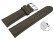 Bracelet montre à changement rapide cuir très souple rembourré optique rétro stone 14mm - 24mm