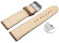 Bracelet montre à changement rapide cuir très souple rembourré optique rétro Tobacco 14mm - 24mm