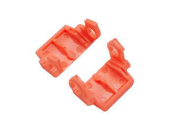 Pièces de bout Casio en résine orange...