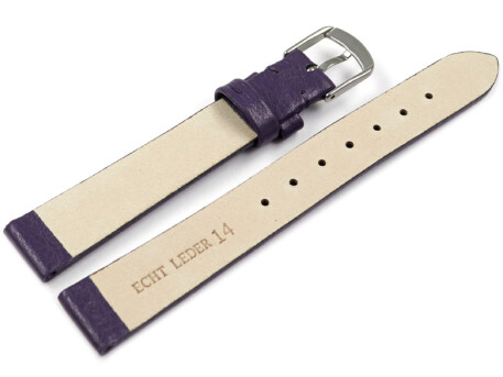 Bracelet montre violet lisse 8mm 10mm 12mm 14mm 16mm 18mm 20mm 22mm