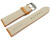 Bracelet de montre rembourrage épais grain croco orange 18mm 20mm 22mm 24mm