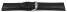 Bracelet de montre cuir de veau grainé noir 26mm 28mm