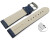 Bracelet montre dégagement rapide cuir grainé bleu foncé wN 18mm 20mm 22mm 24mm 26mm