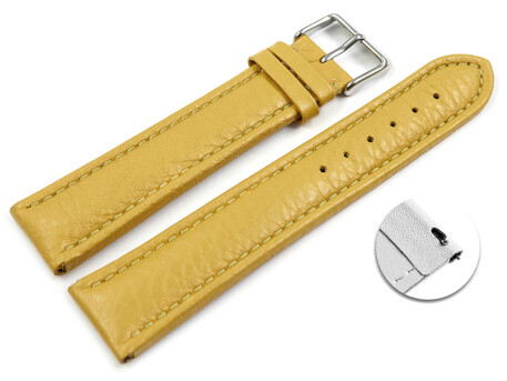 Bracelet montre dégagement rapide cuir...