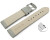 Bracelet montre dégagement rapide cuir grainé gris clair 18mm 20mm 22mm 24mm 26mm