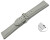 Bracelet montre dégagement rapide cuir grainé gris clair 18mm 20mm 22mm 24mm 26mm