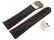 Bracelet de montre à échange rapide cuir de veau grainé noir rN 18mm 20mm 22mm 24mm 26mm