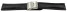 Bracelet montre à échange rapide boucle déployante veau grain croco noir 18mm 20mm 22mm 24mm