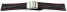 Bracelet montre à échange rapide boucle déployante veau grain croco noir rN 18mm 20mm 22mm 24mm 26mm