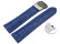 Bracelet montre à échange rapide boucle déployante veau grain croco bleu 18mm 20mm 22mm 24mm 26mm