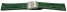 Bracelet montre à échange rapide boucle déployante veau grain croco vert wN 18mm 20mm 22mm 24mm 26mm