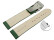 Bracelet montre à échange rapide boucle déployante veau grain croco vert wN 18mm 20mm 22mm 24mm 26mm