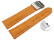 Bracelet montre à échange rapide boucle déployante veau grain croco orange wN 18mm 20mm 22mm 24mm 26mm