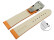 Bracelet montre à échange rapide boucle déployante veau grain croco orange wN 18mm 20mm 22mm 24mm 26mm
