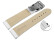 Bracelet montre à échange rapide boucle déployante veau grain croco blanc 18mm 20mm 22mm 24mm 26mm