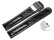 Bracelet de montre à échange rapide Deployante Bark cuir de veau noir 18mm 20mm 22mm 24mm