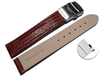 Bracelet montre à échange rapide cuir de...