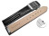 Bracelet montre à échange rapide cuir de veau rembourrage double noir surpiqué 18mm 20mm 22mm 24mm