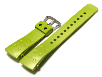 Bracelet de montre Casio p. G-8000C-3V, résine, vert clair