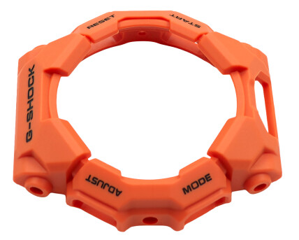 Bezel Casio GD-010-4 Lunette résine biosourcée rouge orangé